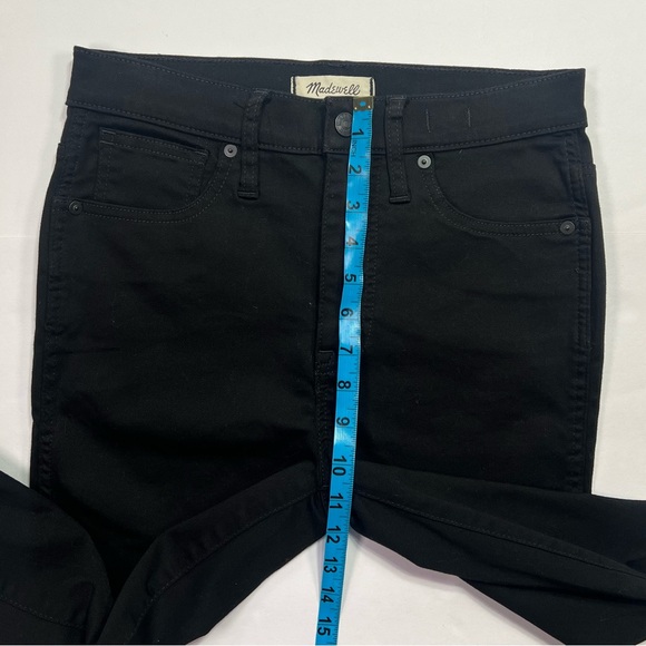 Madewell 10" High-Rise Skinny Jeans - carbondale wash, size 27 - Picture 13 of 16